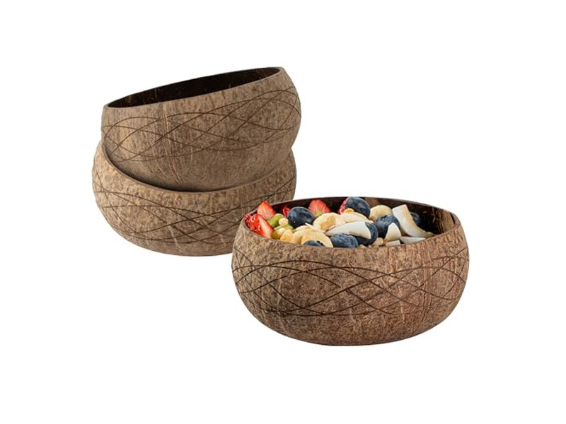 12インチ木製ボウル アカシアボウル プラスチックペストリー 籐製 マンゴーウッド製品