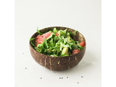 20インチの生地ボウル オーバル カスタマイズココナッツボウル フラットボトム カスタムロゴ