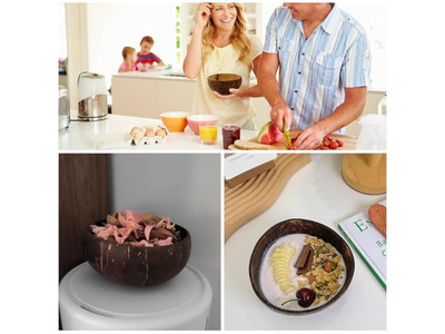 6ココナッツボウル ビーチウッド ベリーセット クラフトシェル プレート パールキャンドル香り