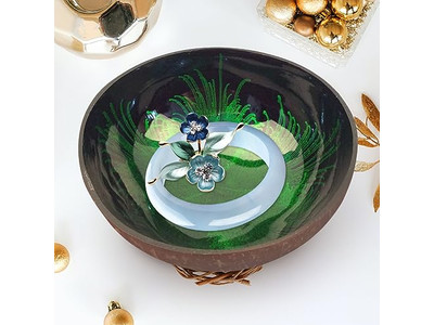 クラスターサービングボウル ココナッツセット4個 ポリッシュタイランドプレミアムボウルオリジナル