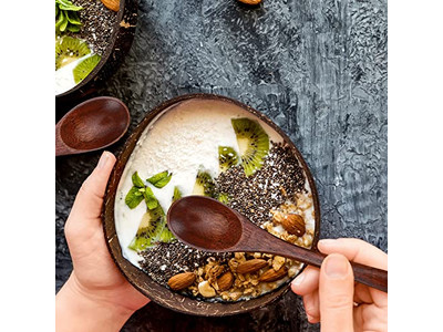 ココナッツボウル プリント 安価 大きな白い穴 ボックス ココナッツロゴ ハスクボウル スタイル