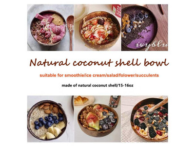 ココナッツボウル工場 アイスクリームボウル 手作り デザート ラッカー 再利用可能