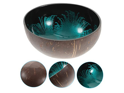 アサイシェルサラコンクリートキーコンテナミニセット用ココナッツボウル