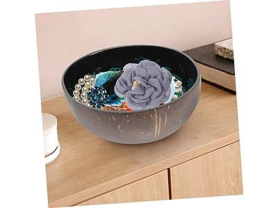 アサイシェルサラコンクリートキーコンテナミニセット用ココナッツボウル