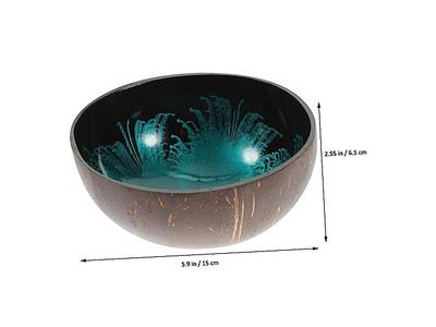 アサイシェルサラコンクリートキーコンテナミニセット用ココナッツボウル