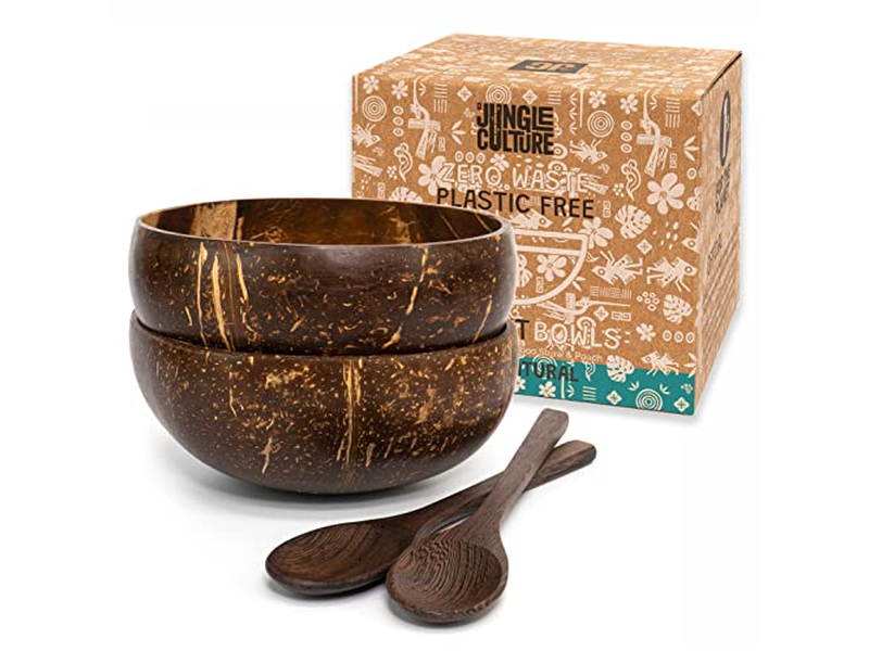 クーコントボウルココナッツボウルココナッツカップシェルキャンドルキッチンストレージ