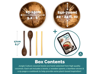 クーコントボウルココナッツボウルココナッツカップシェルキャンドルキッチンストレージ