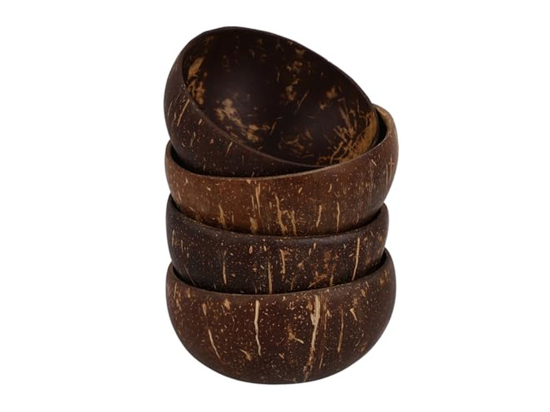 ディナーボウル ココナッツボウル 空のボウル 手作りの工芸品 シェル スプーン 小型 プレーン