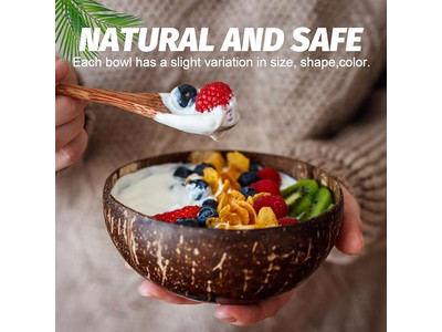 生地ボウル ココナッツシェル ロゴ 手作り 木製 田舎風 木製ツールトレイ