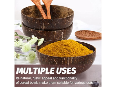 生地ボウル ココナッツシェル ロゴ 手作り 木製 田舎風 木製ツールトレイ