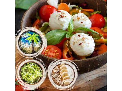 マクラメココナッツボウル プリントシェル 8インチ 空のシェル 6フラワー