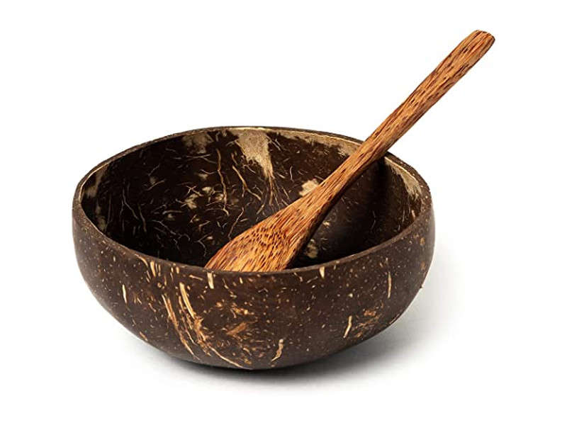 ラベンダー香りの丸型キャンドルボウル シェル 木製ボウル 装飾