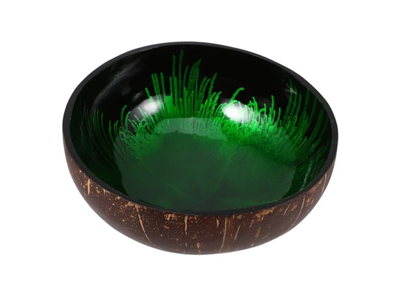 タイの自然なボウル アカシアサラダセット 食品安全ココナッツ色ボウル