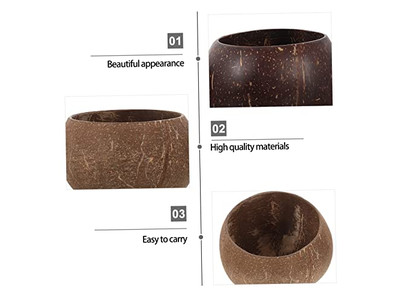 ベトナムココナッツボウル クリスマスキャンドルワックス クリエイティブボウル キャンドルココナッツシェル