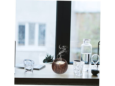 ベトナムココナッツボウル クリスマスキャンドルワックス クリエイティブボウル キャンドルココナッツシェル