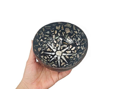 ココナッツボウル パーティーデコ エコフレンドリーセット 36個の揺れない全自然