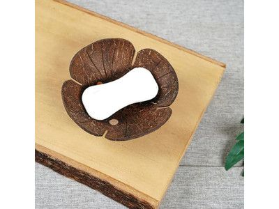 ココナッツシェル装飾 ブラウン クリエイティブサルサココボウルキャンドル