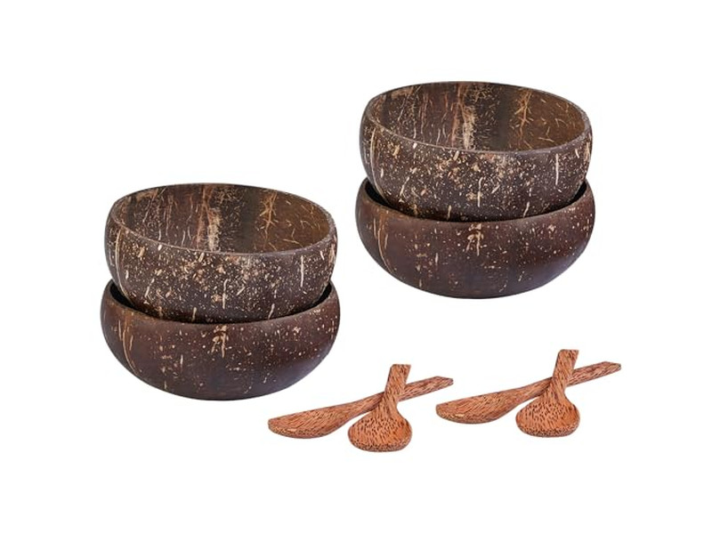 多色ココナッツボウルパーソナライズされたボウルユニークなキャンドル大サラダ用