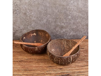 多色ココナッツボウルパーソナライズされたボウルユニークなキャンドル大サラダ用